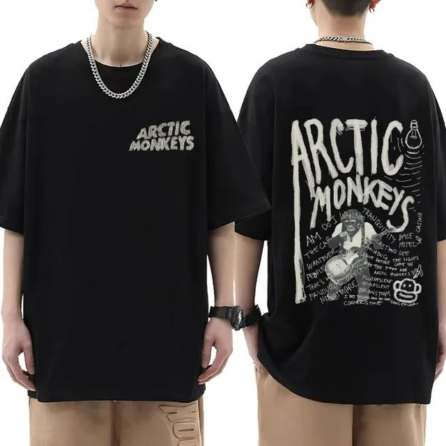Camiseta T-Shirt Básica Arctic Monkeys Rock Hip Hop Música Camisa ...