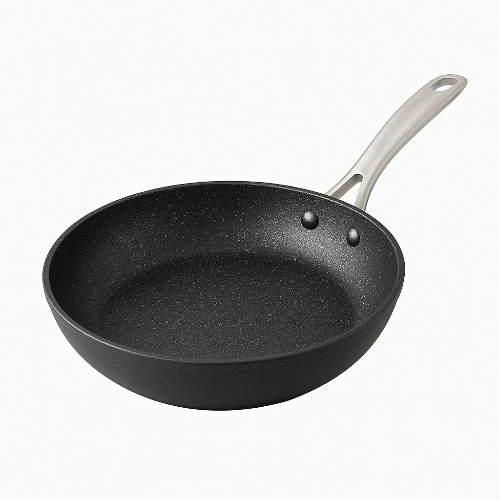 Panela Frigideira Preta Alumínio Forjado Com Indução Wok 28cm Bergner