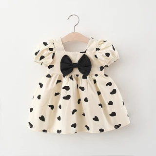 Vestido infantil amor estilo ocidental, vestido de princesa