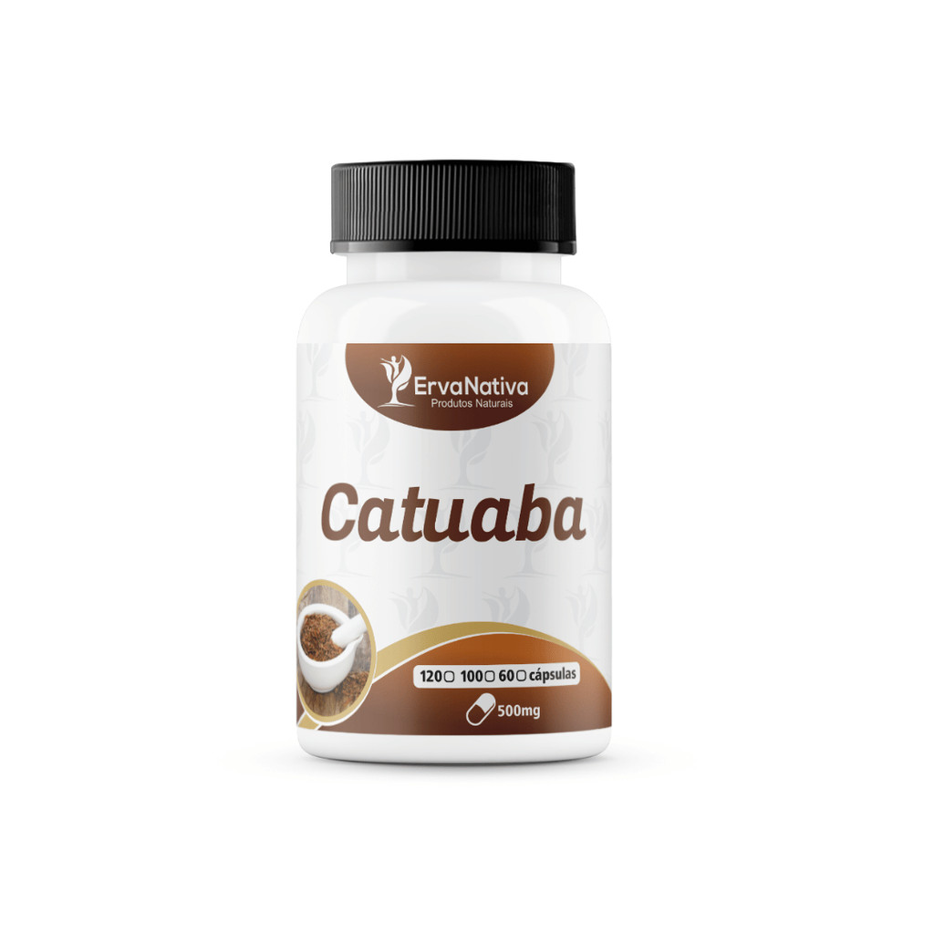 Catuaba 100 Cápsulas, 500mg - Erva Nativa | Shopee Brasil