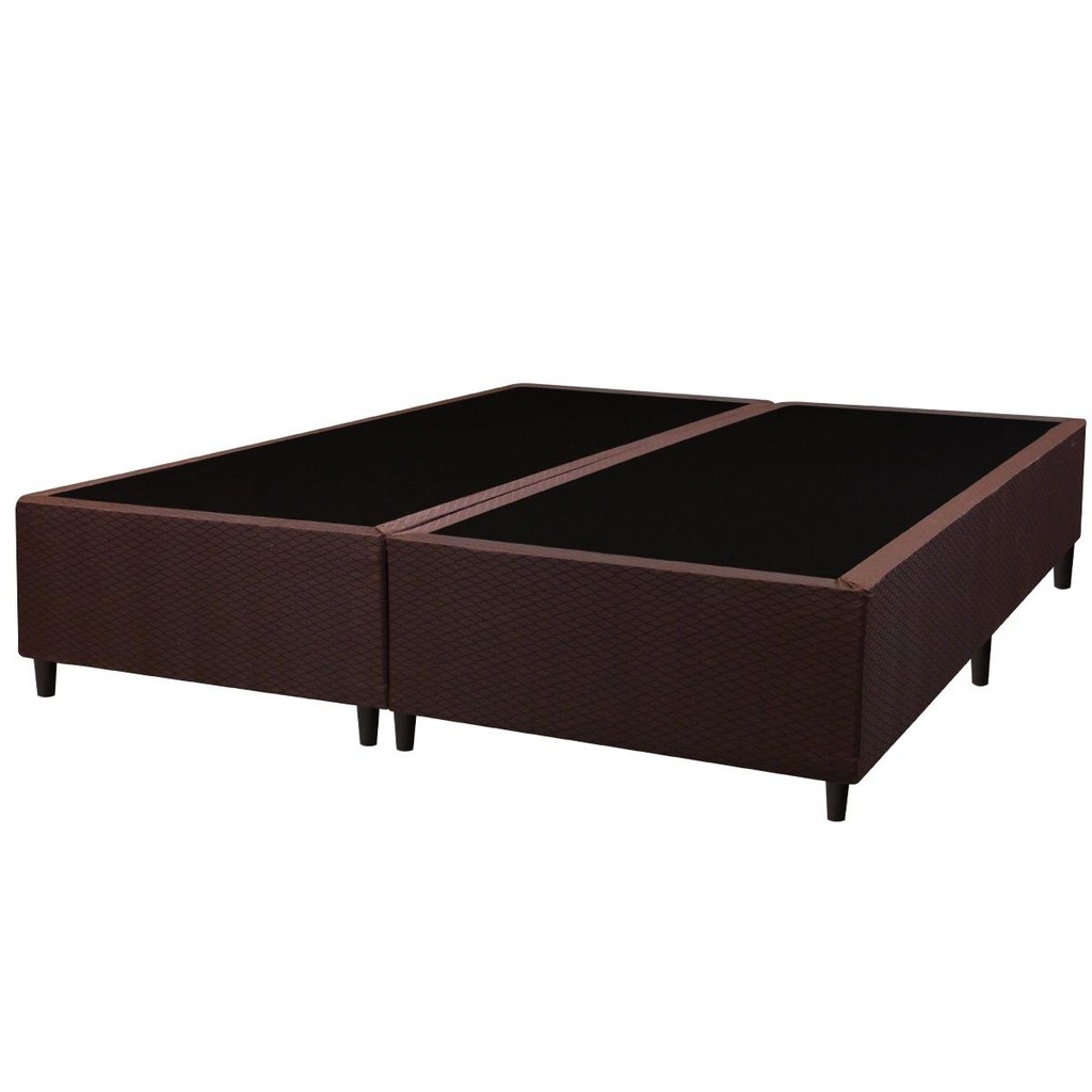 Base Cama Box King 193x203x42 Universal Marrom Simbal | Shopee Brasil