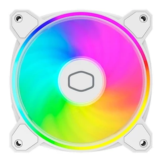 Ventoinha Cooler Master Masterfan MF120 Halo 2, RGB, 120mm, Branca, MFL-B2DW-21NP2-R2 em Oferta na Shopee