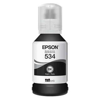 Garrafa de Tinta Original Epson EcoTank 534 T534120 Preto para Impressoras M1120, M2170, M3170 em Oferta na Shopee