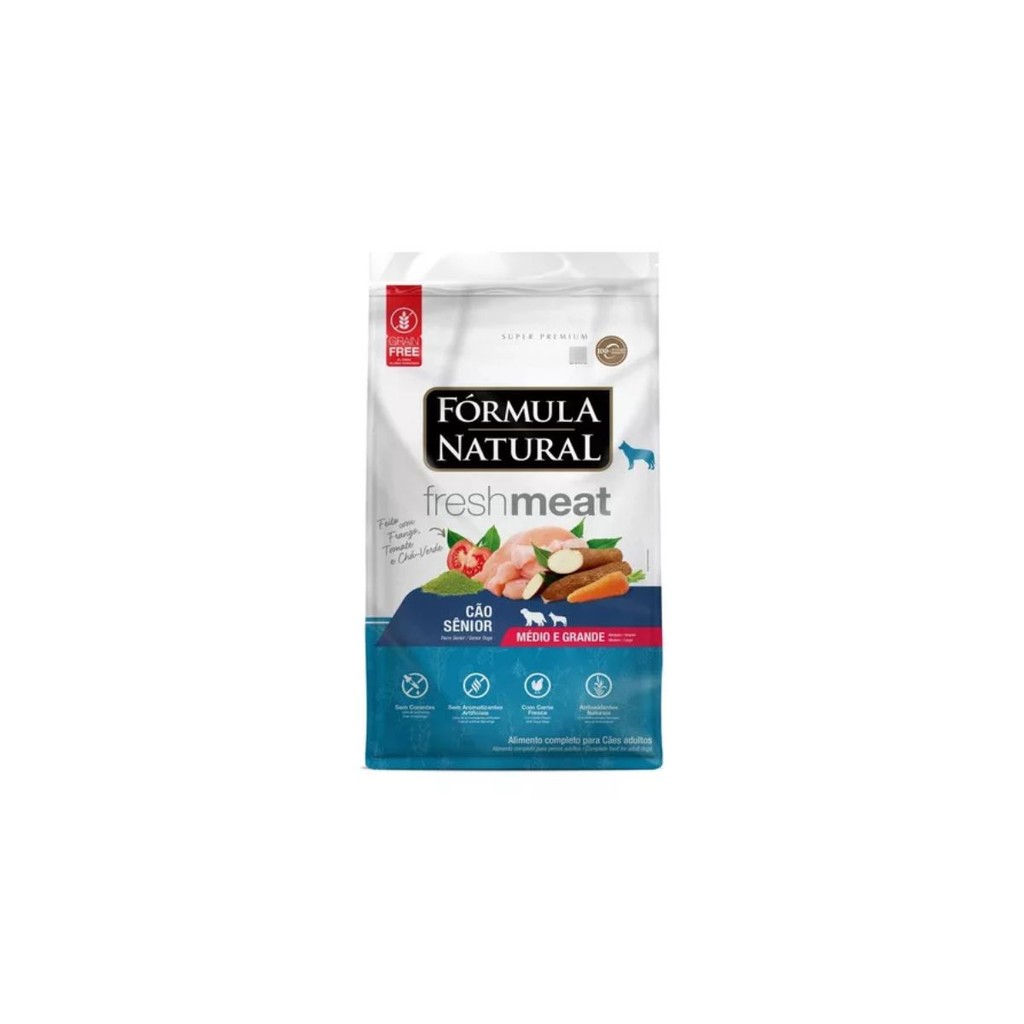 Formula Natural Fresh Meet Médio e Grande Porte 12kg | Shopee Brasil