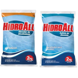 Kit Elevador Alcalinidade Com Sulfato Alumínio 2kg Hidroall