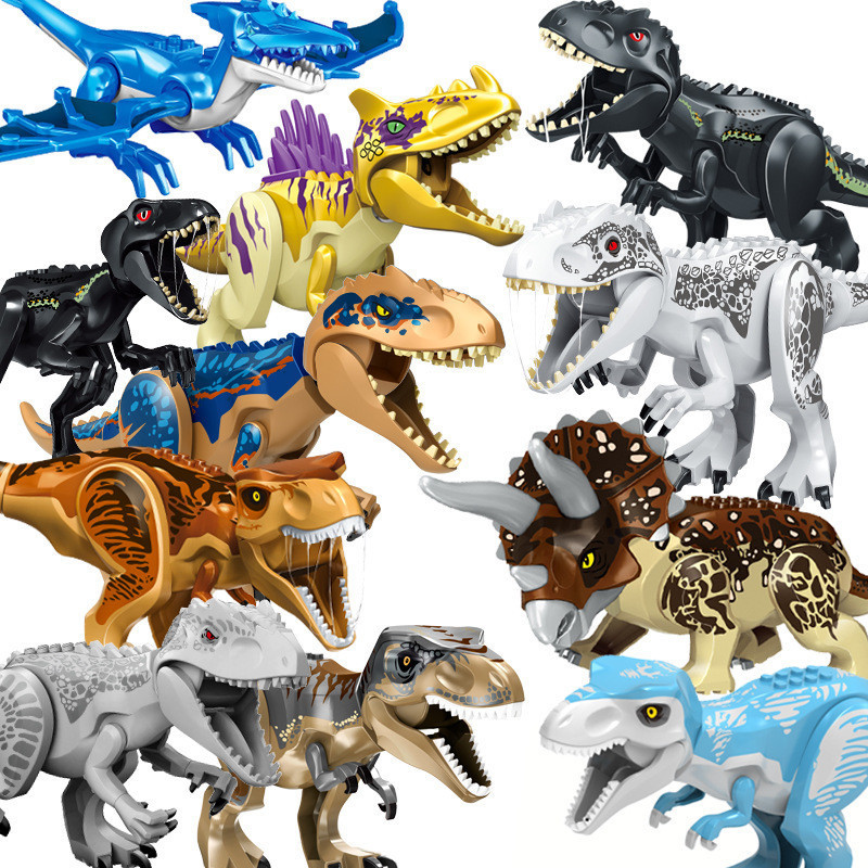 Lego Dinossauro Blocos De Construção Brinquedo Dinossauro | Shopee Brasil