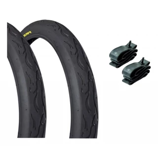 Par Pneu Bike Pirelli Tornado Beta 26x2.125 Flame Balão 2 Camaras em Oferta na Shopee