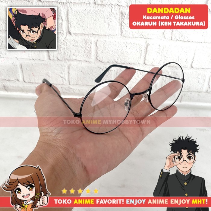 Okarun Ken Takakura Anime Dadan Óculos Cosplay Nobita Doraemon