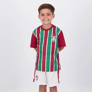 Kit Fluminense Mini Craque Infantil Tricolor