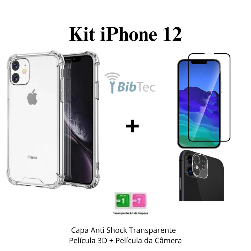 Kit Capa Capinha Transparente Pel Cula D Vidro Privacidade Pel Cula C Mera Traseira Para