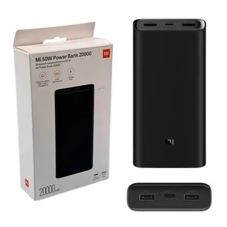 MiPower-Bank 20000mah 50w Ultra Rápido Cor Preto original da X’aom！