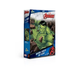 Quebra Cabeça Vingadores Hulk 60 Peças 2685 - Toyster