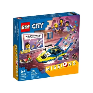 Lego City Missões Investigativas Da Polícia Aquática 60355 - Lego