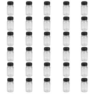 Kit 30un. Frascos 80ml Plastico com Tampa Rosqueavel Ar15 Sport