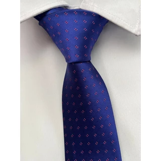 Gravata Semi Slim Azul - 2400 Fios