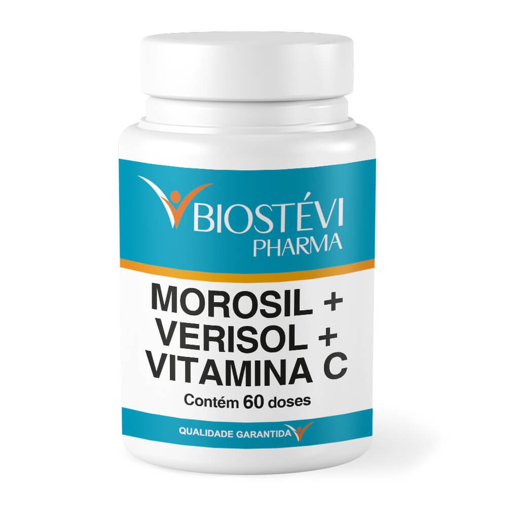 Morosil + Colágeno Verisol + Vitamina C 60 Doses | Shopee Brasil