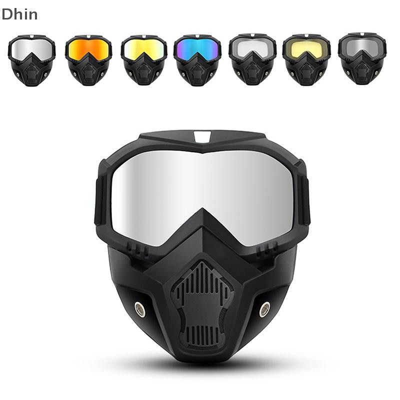 [Dhin] À Prova De Poeira Vento Ciclismo Equitação Motocross Óculos De Sol Esqui Snowboard Máscara Capacete Da Motociclet