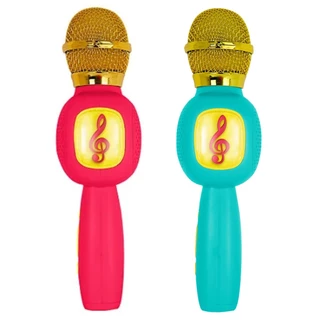 Microfone Karaokê Infantil Recarregável C/ Efeito de Voz - Dm Toys