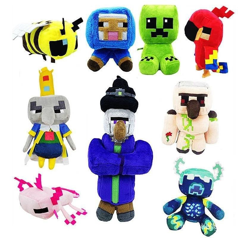 Boneca de pelúcia Minecraft série completa Steve Creeper Enderman ...