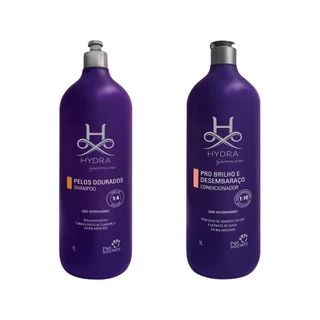 Shampoo Hydra Pelos Dourados 1 L + Cond. Brilho E Desembaraço 1 L