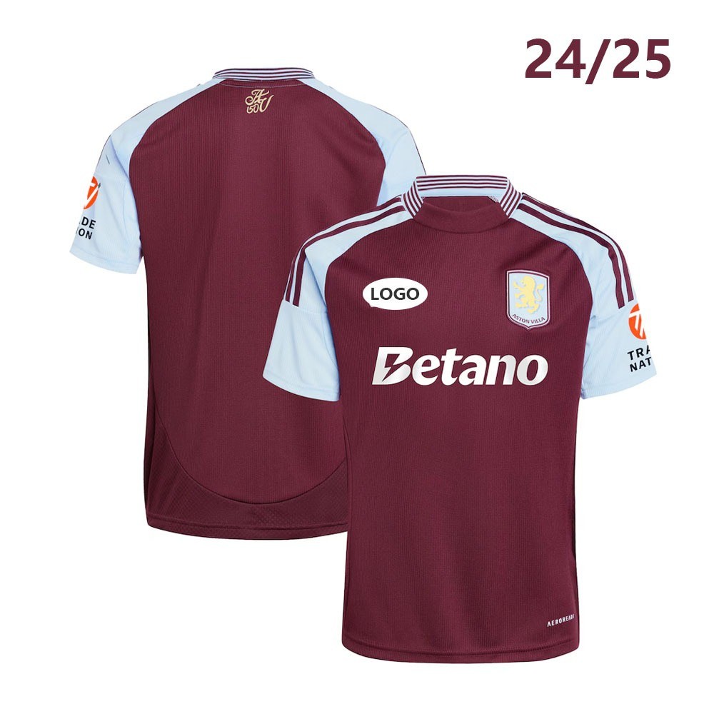 Camisa De Futebol Aston Villa Home 2024-25 Edição Personalizada TQ24
