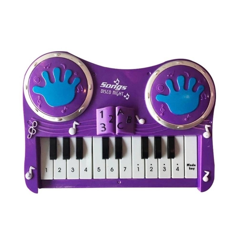 PIANO INFANTIL MUSICAL PIANINHO BRINQUEDO COM PEZINHO SOM ESTILO ...