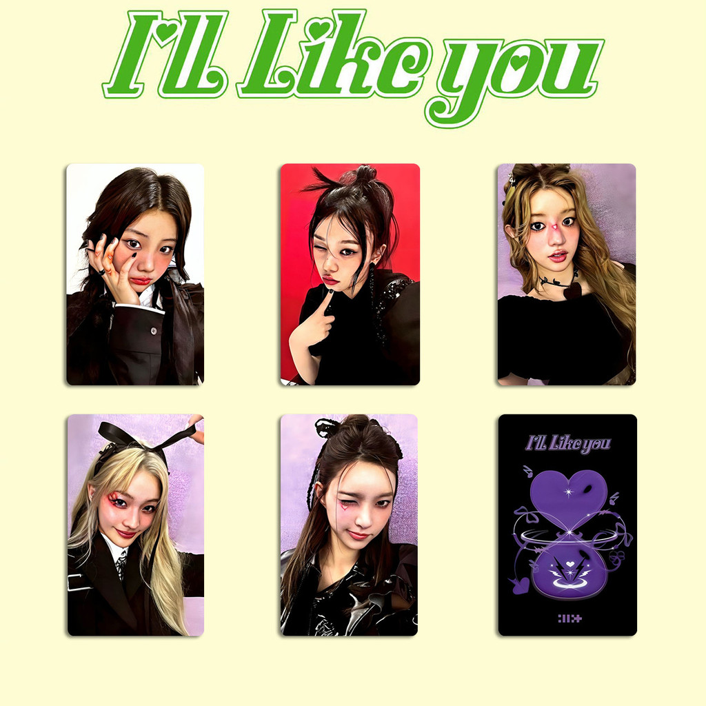 5-7pcs ILLIT Eu Lingll LIKE YOU Lomo Cards 2o min Álbum BETWEET