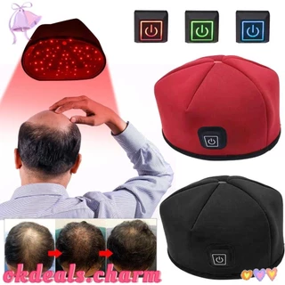 CHARM Perto De Chapéu De Tratamento De Cabelo Vermelho Preto Infravermelho Boné De Terapia De Luz Vermelha