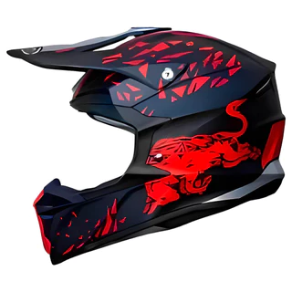 CAPACETE HJC OFF I50 RED BULL PRETO E VERMELHO