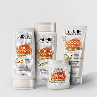 Kit Hidratação Coco Poderoso Dabelle Hair - 4 Produtos em Oferta na Shopee
