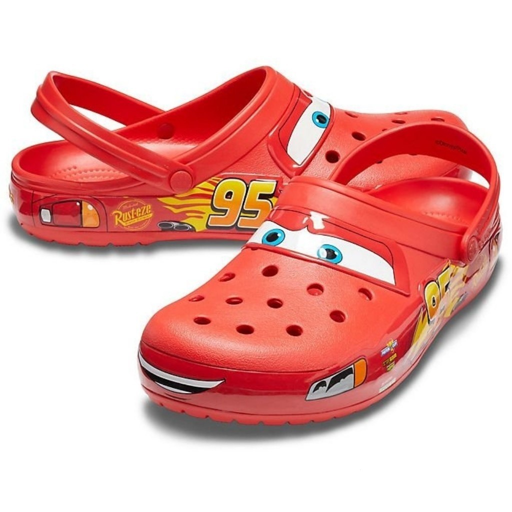 MCQUEEN ADULT CLOG praia sandálias dos desenhos animados JT1D dos homens
