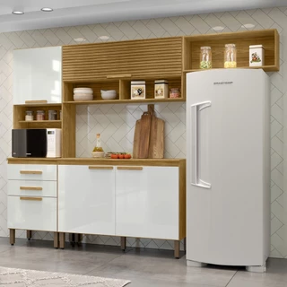 Armário de Cozinha Rústico Branco: Onde Comprar | BuscaProdutos