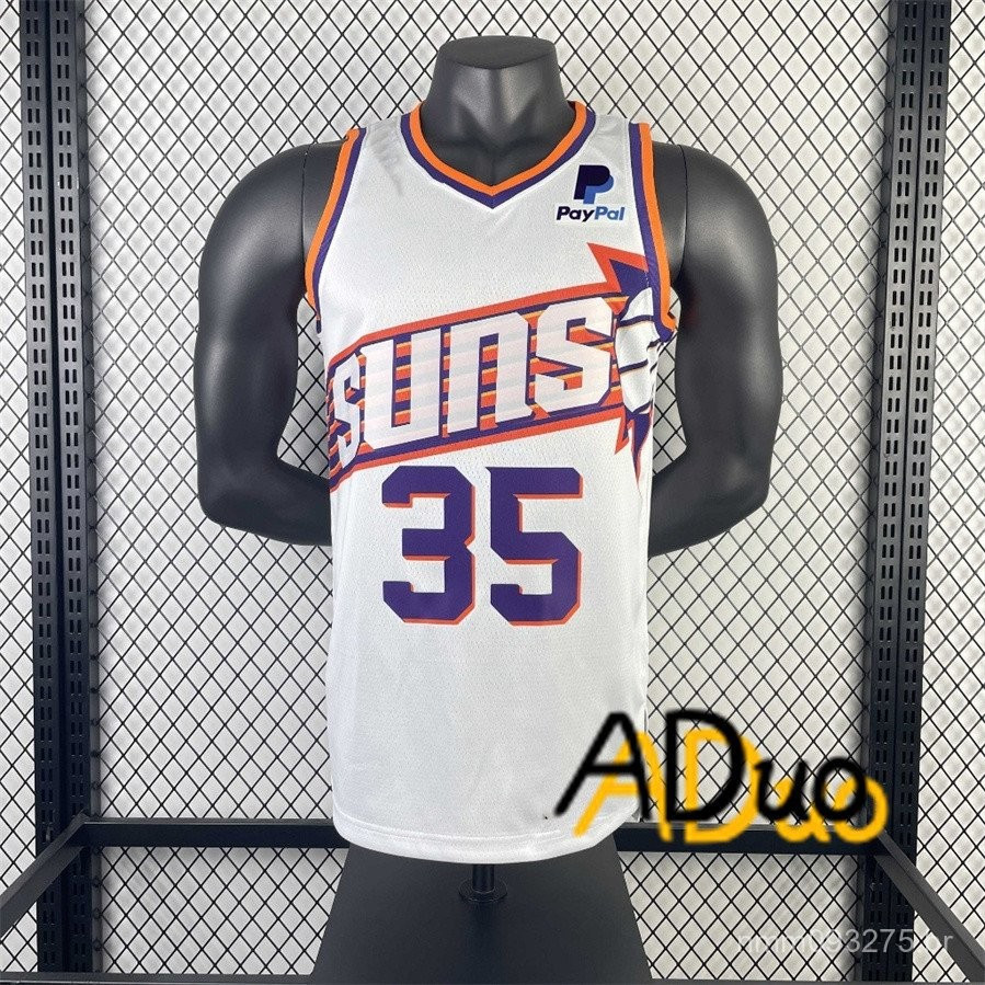 Hot pressed Regata Basquete Shirt # 35 Kevin Durant Branco 2023/24 ...