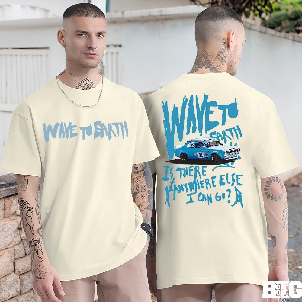 Wave To Earth flaws and all tour Tシャツ L Camiseta Basica Earth Cat World wave to earth car Flaws And All