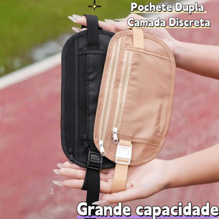 3/2/1 PCS Pochete Doleira Antifurto Nylon Impermeável Porta Celular Dinheiro Segurança Viagem