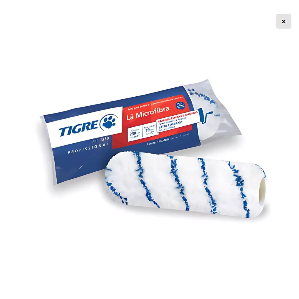 ROLO DE MICROFIBRA TIGRE 15CM - 1338-150