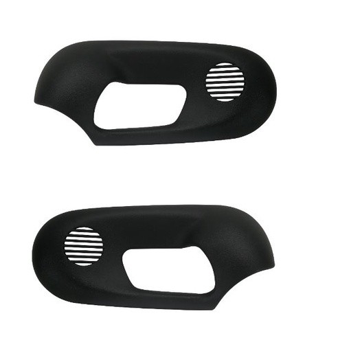 Par Moldura Maçaneta Interna Porta Dianteira Corsa Hatch Sedan Classic PRETO