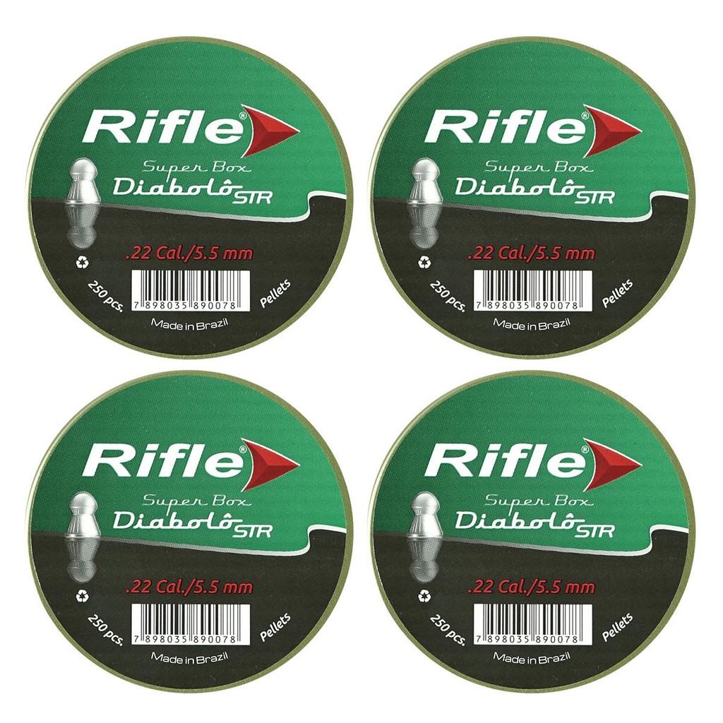Chumbinho 5.5 Carabina de Pressao STR Rifle Diabolô - 1000un | Shopee ...