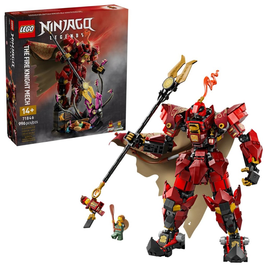 Lego Ninjago O Meca Cavaleiro de Fogo 996pcs - 71846 | Shopee Brasil