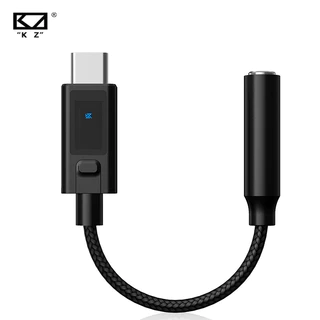 KZ AM02 Amplificador De Decodificação Digital Portátil Chip DAC Dedicado Com Interruptor De Ajuste EQ Liga De Alumínio T