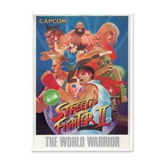 Pôster Arcades - Street Fighter 2 - The World Warrior