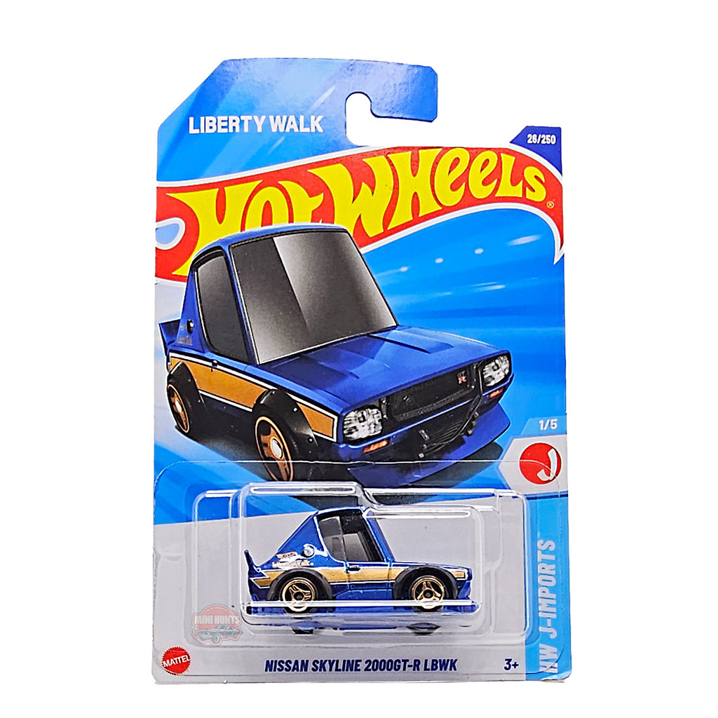 Hot Wheels Nissan Skyline 2000GT-R Lbwk (1/64) 2024 Üretim