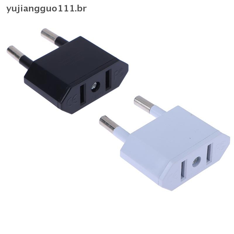 # Novo 2 Pçs Adaptador Da Ue Conversor De Viagem Americano China Eua ...