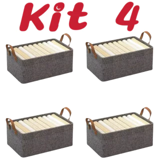 Kit 4   Organizador De Calça Jeans/Organizador De Guarda Roupa Arrumados/Separador De Roupa