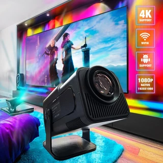 Projetor Hy320 Full Hd 4k Smart Portátil Wifi 390 Ansi Android 13 Cinema 5g Bluetooth 5.0 Hdmi USB