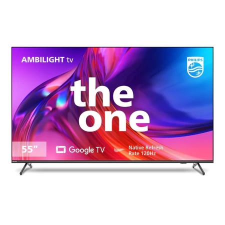 TV 55 Philips Smart 4K Ambilight 120Hz GoogleTV The One 55PUG8808