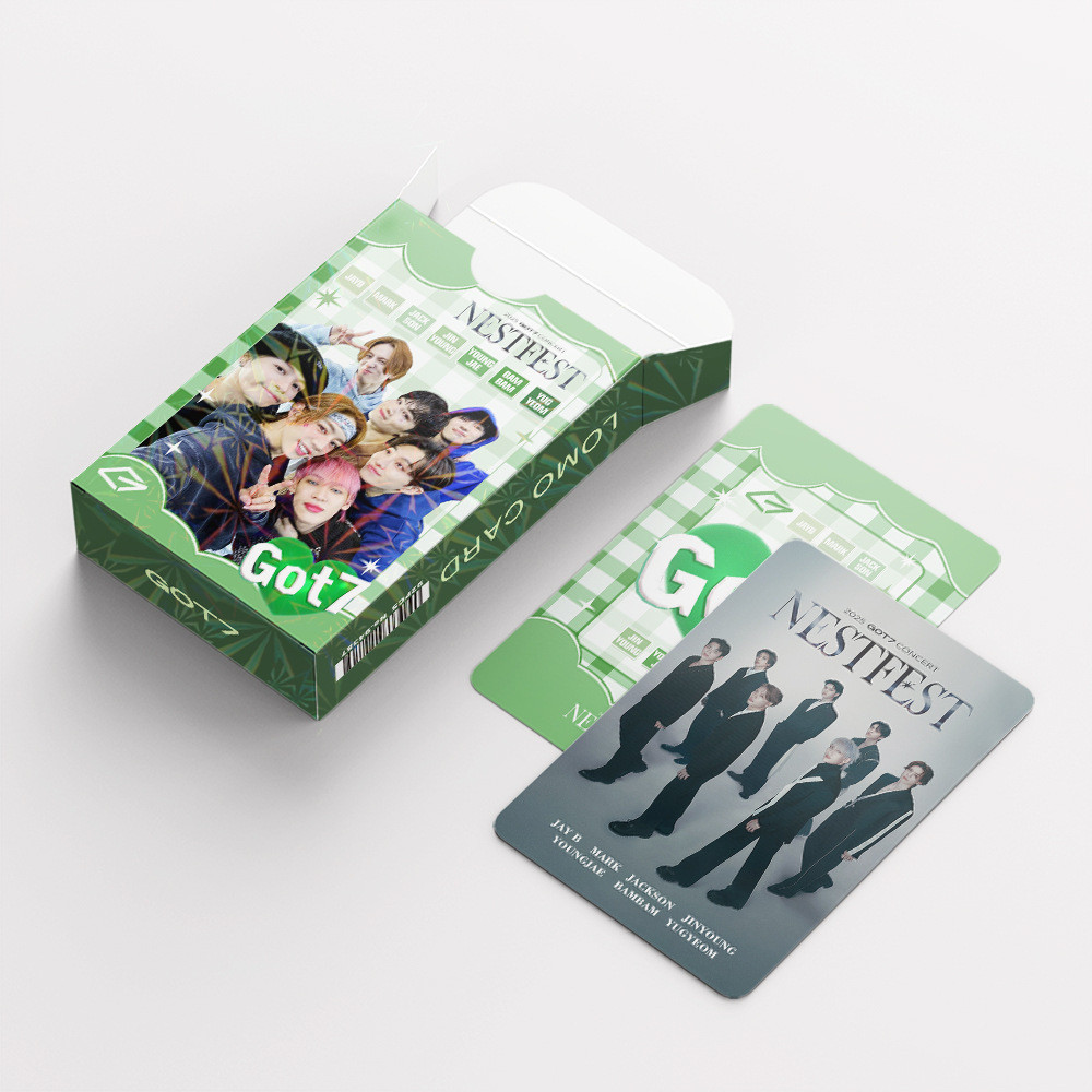 KPOP 92 Unidades/Caixa GOT7 Photocards NESTFEST LOMO Cartão De