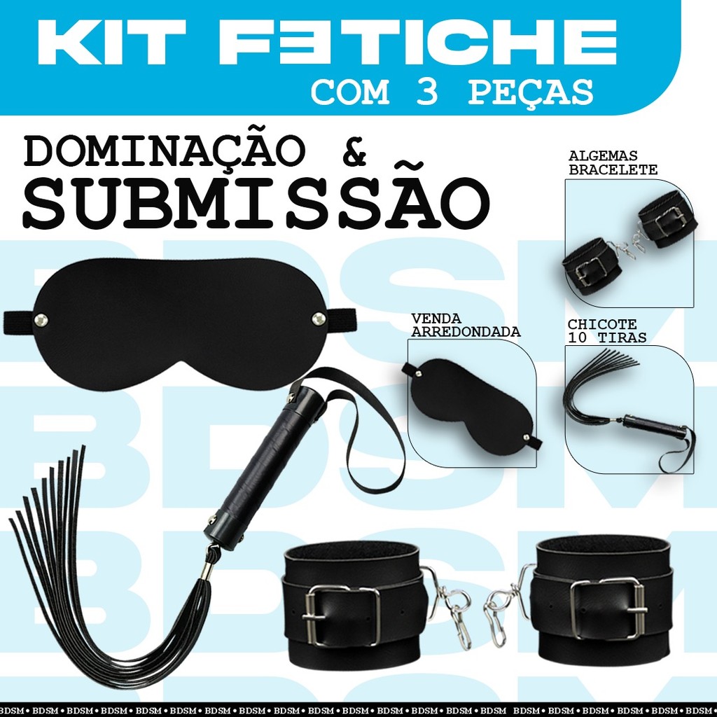 KITS BDSM COM ACESSÓRIOS QUE ELEVAM A EXPERIÊNCIA SEXUAL COM CHARME E DOMINAÇÃO