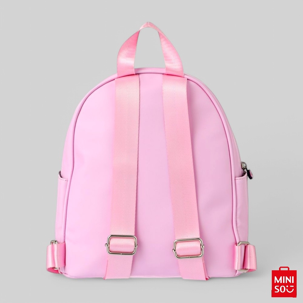 Mochila Miniso My Melody Sanrio – Rosa, com Bolso Frontal, Alça