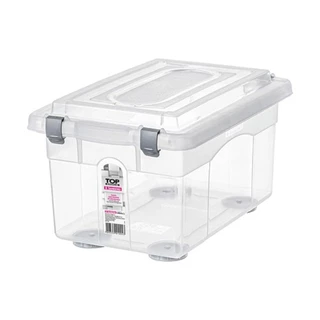 Caixa Organizadora Plástica Transparente 4,3L Top Stock Sanremo